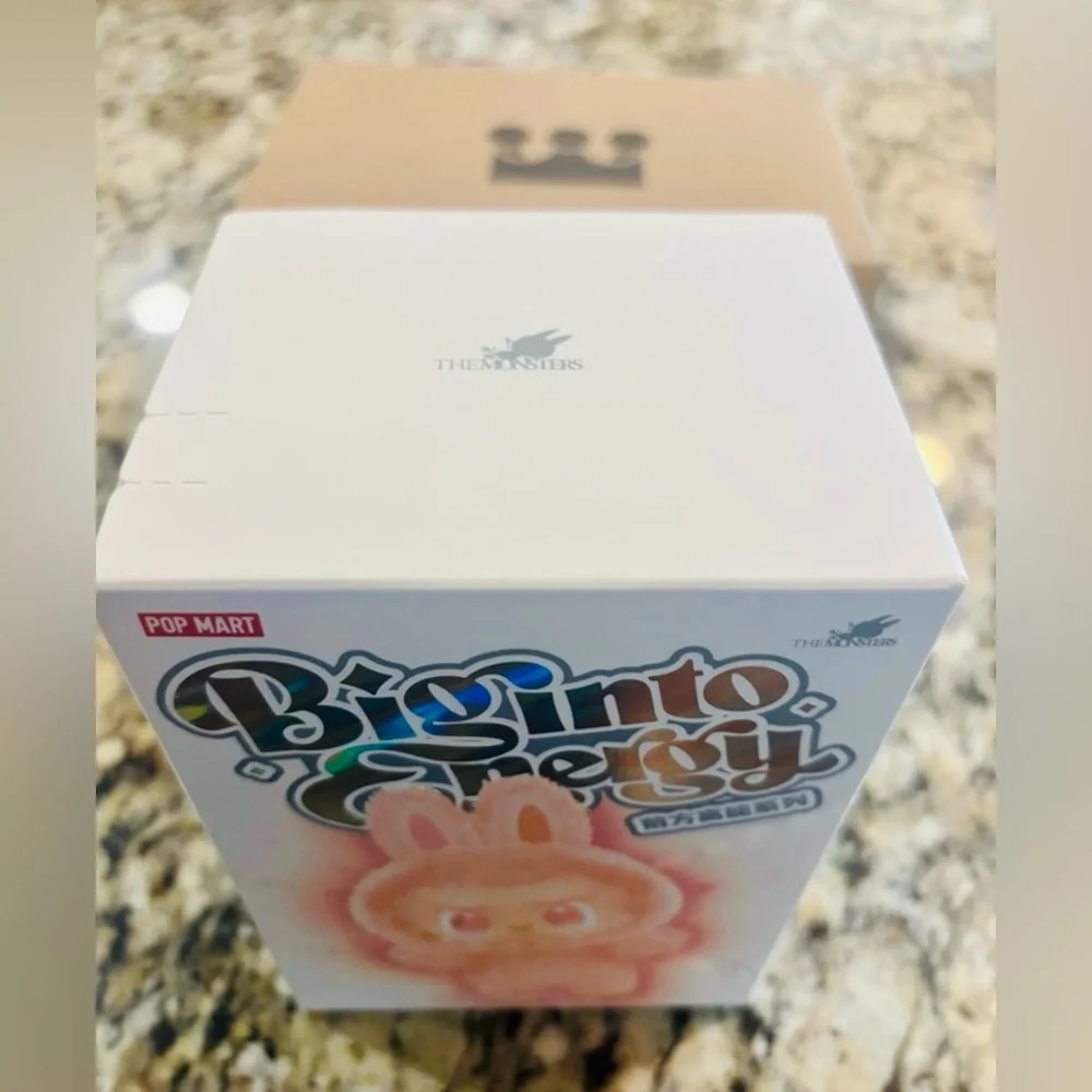 🧡IN BOX - AUTHENTIC POP MART LABUBU Big Into Energy Pendant in Happiness🧡 - Picture 7 of 7